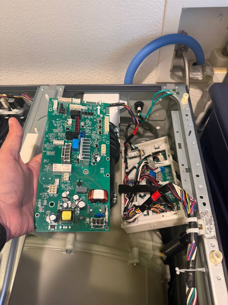 Job photo from GE Front-Load Washer Not Draining in Alamo: Job Notes
